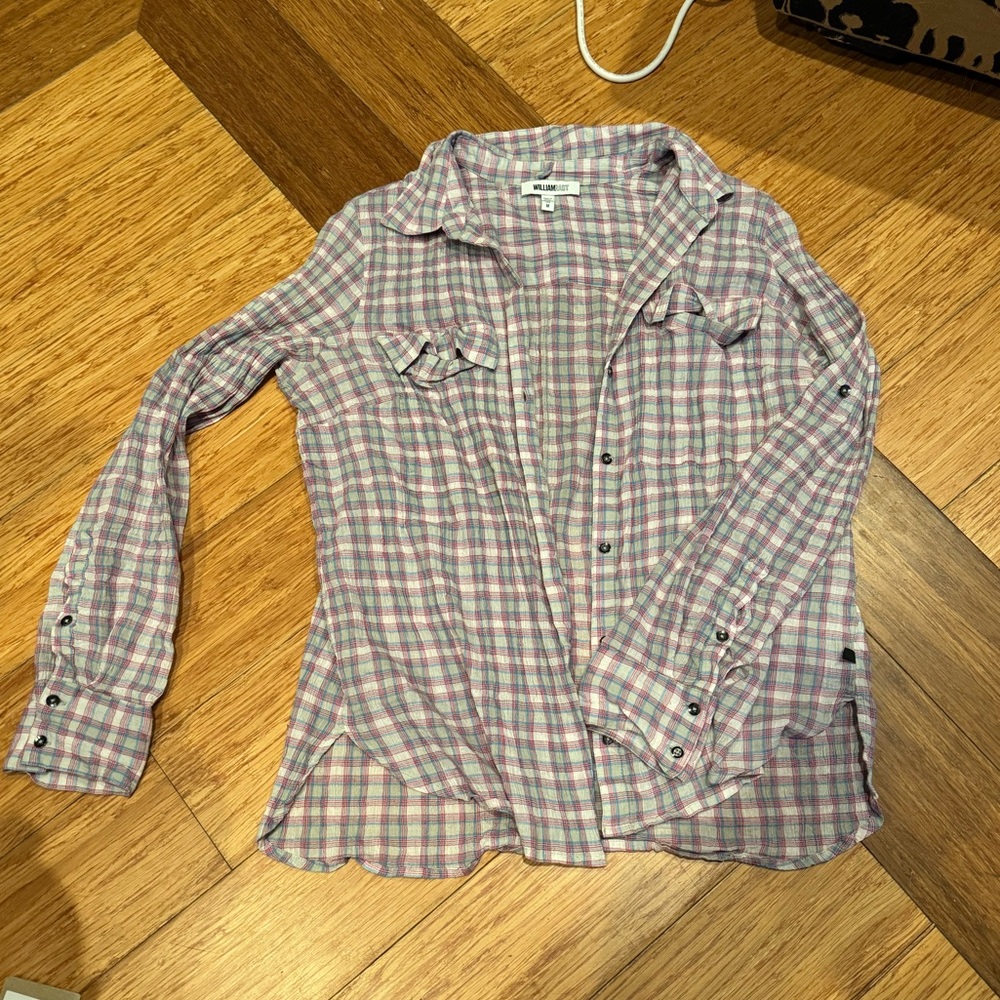 Colorful Thin Flannel Button Up